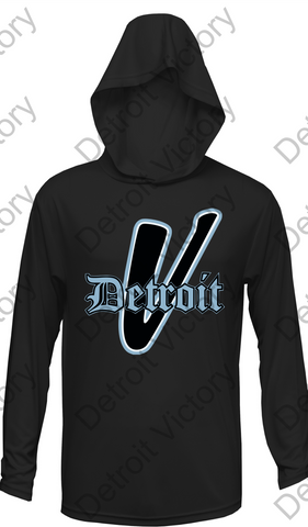 Victory Hooded Dri Fit Long Sleeve Shirt