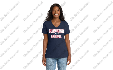 Gladiator Ladies V-Neck Dri Fit shirt
