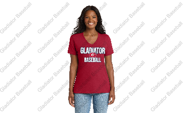 Gladiator Ladies V-Neck Dri Fit shirt