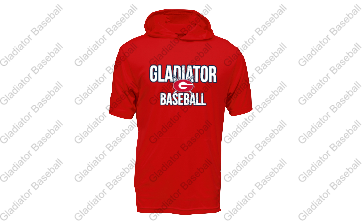 Gladiator Short Sleeve Dri fit Hoodie