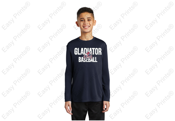 Gladiator Adult/Youth Dri Fit Long Sleeve shirt