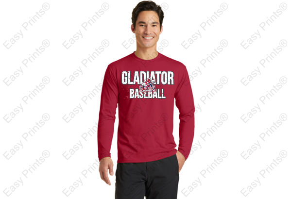 Gladiator Adult/Youth Dri Fit Long Sleeve shirt